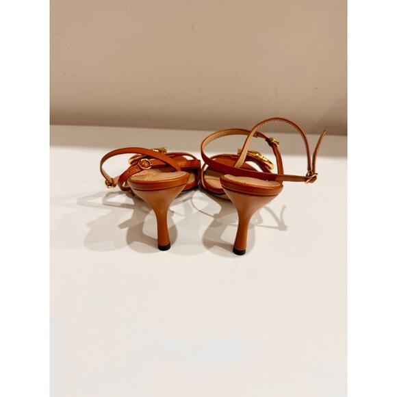 JW Anderson Leather Ankle Strap Heeled Sandals with Buckle Women's Size EU 37 - Picture 4 of 7